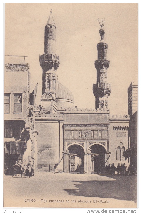 LE CAIRE THE ENTRANCE TO THE MOSQU EL-AZHAR - Caïro