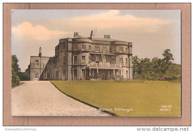 RP  Welwyn Colour Tinted Postcard Convalescent Home, Welwyn Garden City. Frith & Co. - Hertfordshire