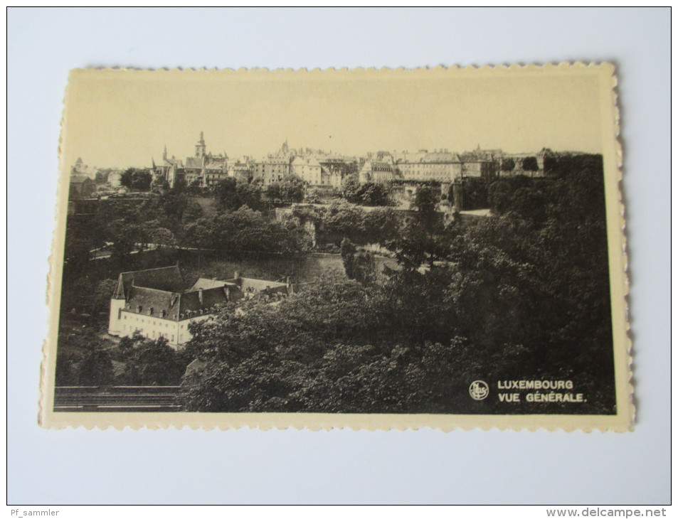 Postkarte Luxembourg Vue Generale. E. A. Schaack, Luxembourg Ungelaufen! - Luxembourg - Ville