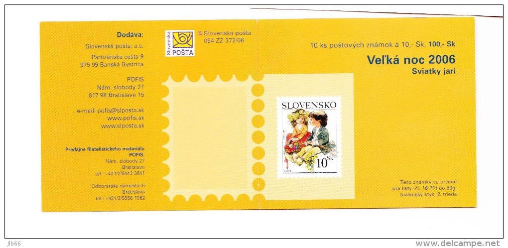 Carnet Pâques 2006 De 10  Timbres C 461 / Booklet Easter 2006  Mi 55 (531) - Nuovi