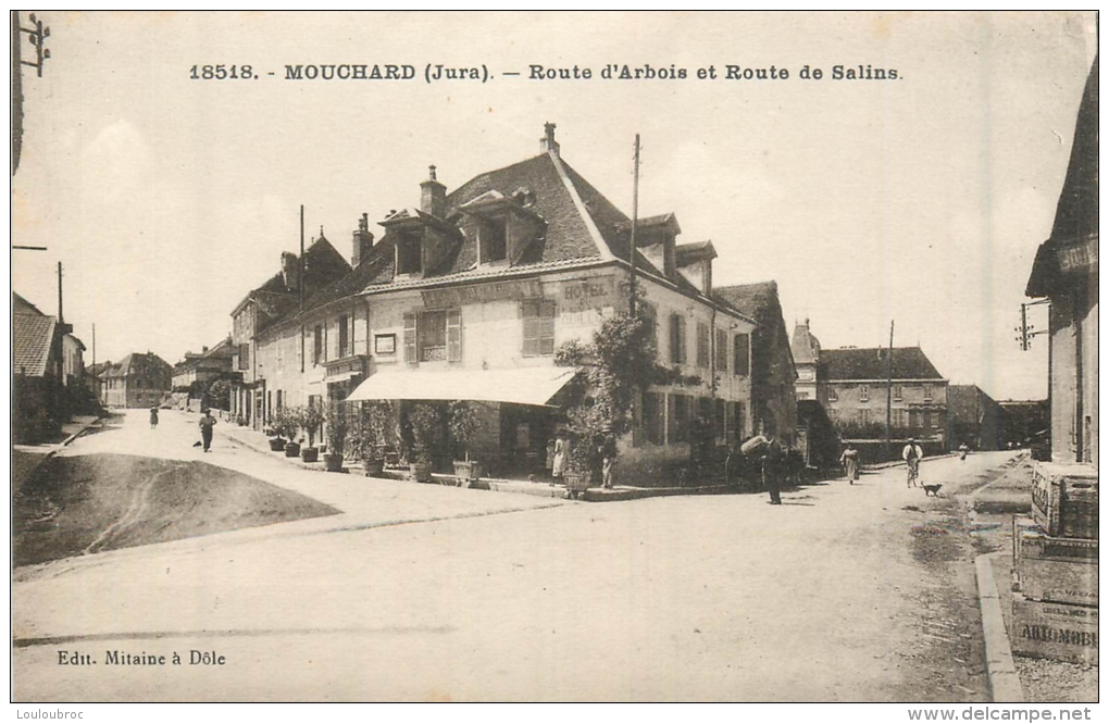 MOUCHARD ROUTE D'ARBOIS ET ROUTE DE SALINS - Autres & Non Classés