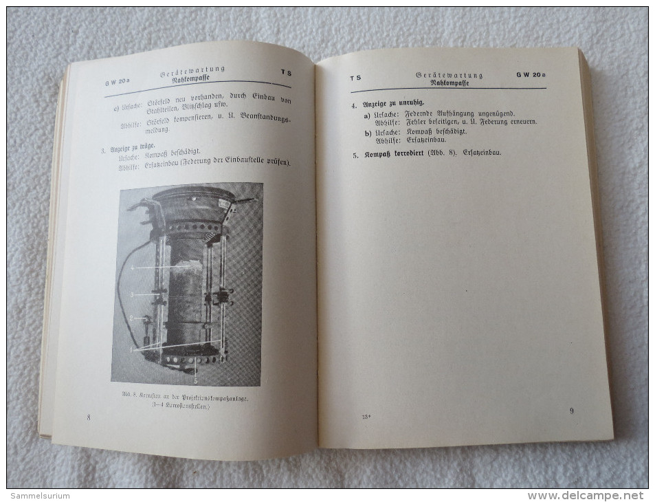 Ing. Erich Otto "Gerätewartung" Lehrblätter Für Die Technische Ausbildung In Der Luftwaffe, Um 1940 - Technique