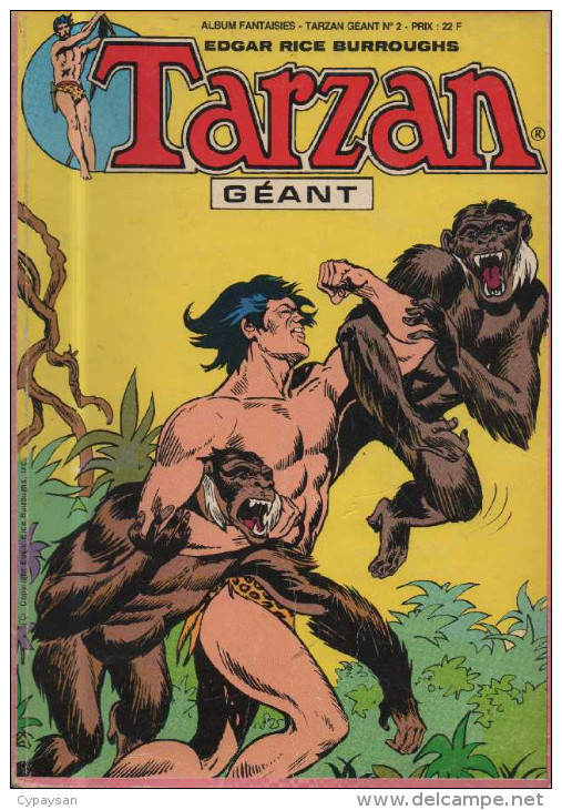 TARZAN GEANT Album ( 56 57 58 ) BE SAGEDITION 09-1984 - Tarzan