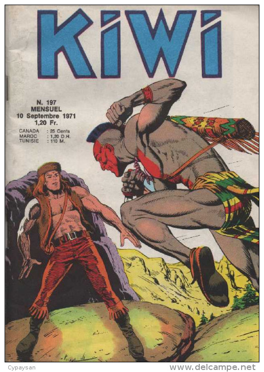 KIWI N° 197 BE LUG 09-1971 - Kiwi