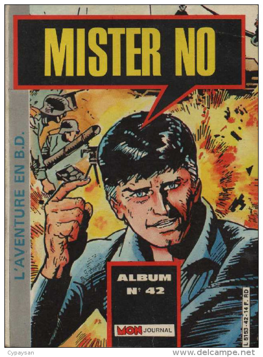 MISTER NO ALBUM N° 42 ( 127 128 129 ) BE MON JOURNAL 10-1986 - Mister No