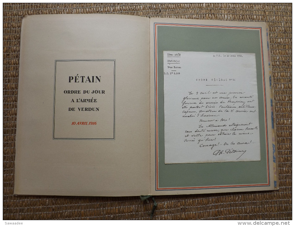 PLAQUETTE - QUELQUES PIEUX SOUVENIRS D'UN PASSE...- FAC SIMILE - 9 LETTRES ET MESSAGES - MILITARIA - 1938 - War 1914-18