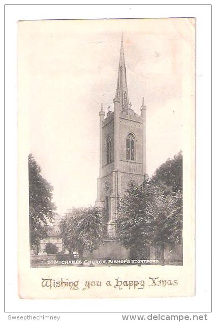 St Michael's Church, Bishops Stortford Wishing You A Happy Xmas - Hertfordshire