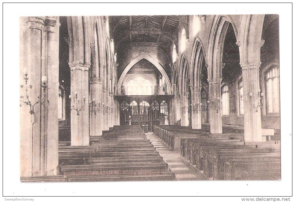 St Michael's Church Interior Bishop's Stortford Unused A Maxwell Photographer Bishop's Stortford - Hertfordshire