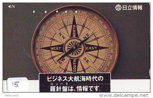 Télécarte Japon * COMPASS * JAPAN (15)  KOMPAS * KOMPASS * Phonecard * TELEFONKARTE - Astronomie