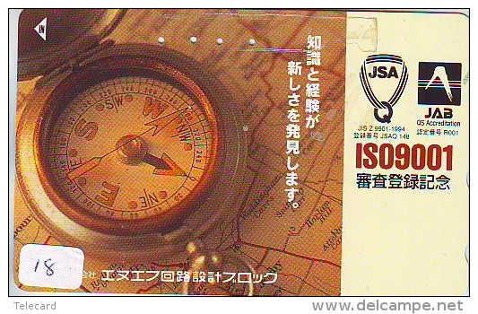 Télécarte Japon * COMPASS * JAPAN (18)  KOMPAS * KOMPASS * Phonecard * TELEFONKARTE - Astronomie