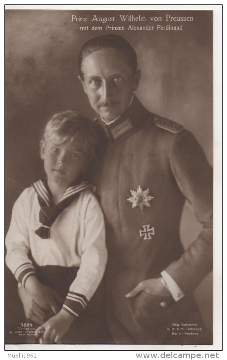 Nr.  1553 ,  AK  Prinz August Wilhelm Von Preußen, Original-AK, Ungel. - Personnages