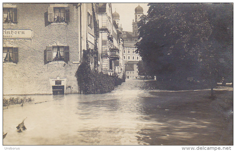 GERMANY - Passau - Hochwasser - Real Photo Postcard - Passau