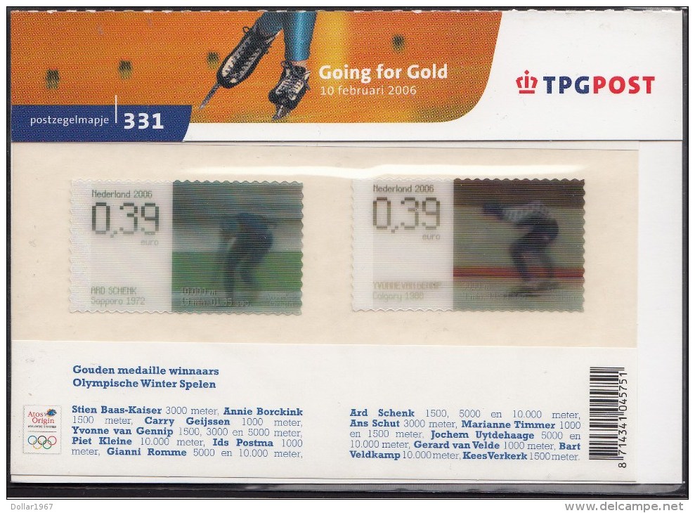 NETHERLANDS 2006  MAPJE 331 ´GOING FOR GOLD´ ++ POSTFRIS MNH ** - Unused Stamps