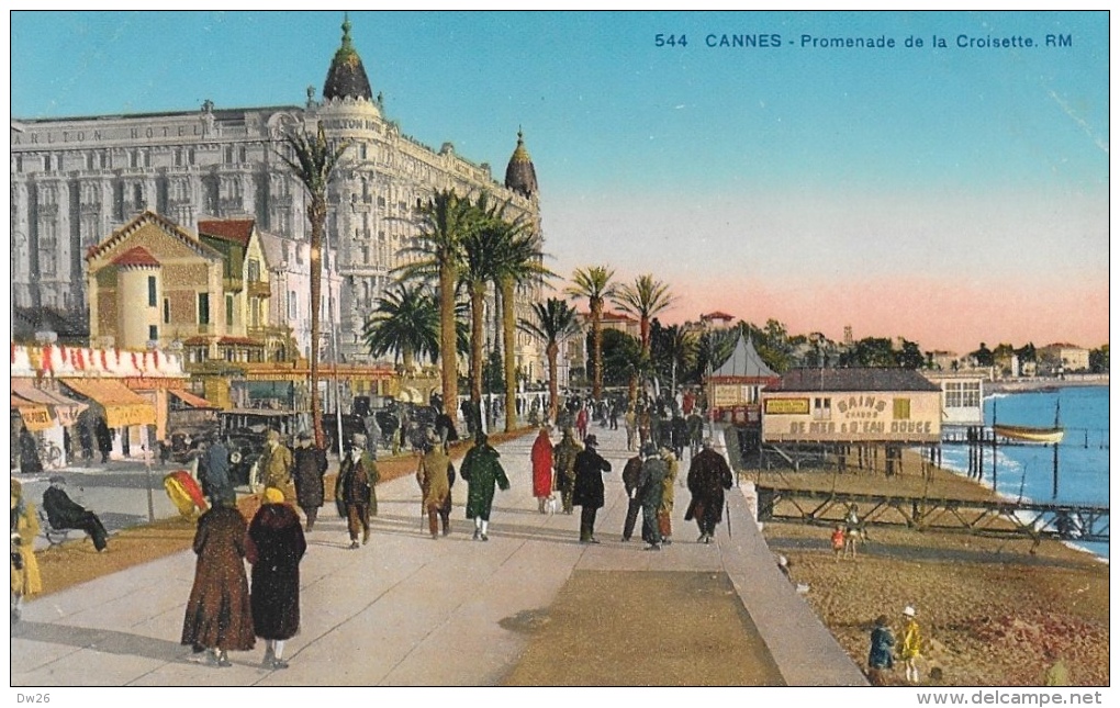 Cannes Promenade De La Croisette - Carte RM Non Circulée - Cannes