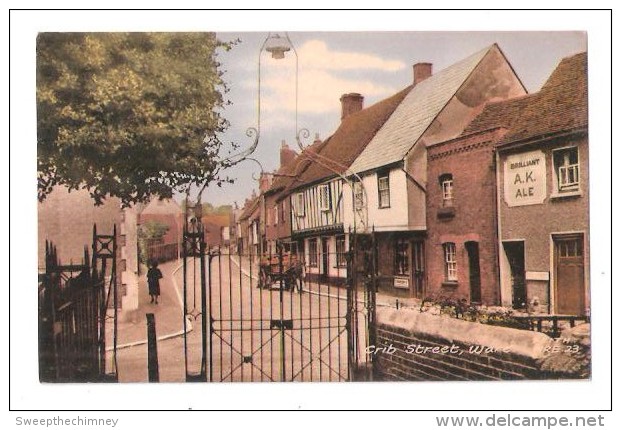 WARE  Crib Street  1950's Postcard   Hertfordshire UNUSED FRITH SERIES - Hertfordshire