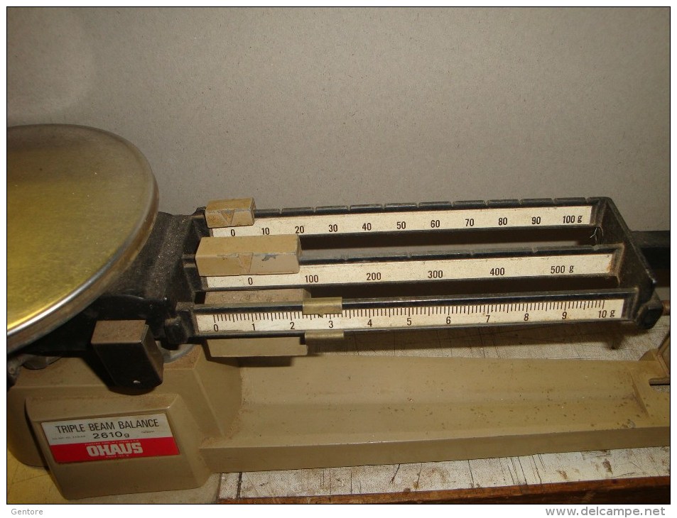 "OHAUS" GEOTHECHNICAL LABORATORY BALANCE 2610 Gr. TRIPLE BEAM  Perfect Condition - Other & Unclassified