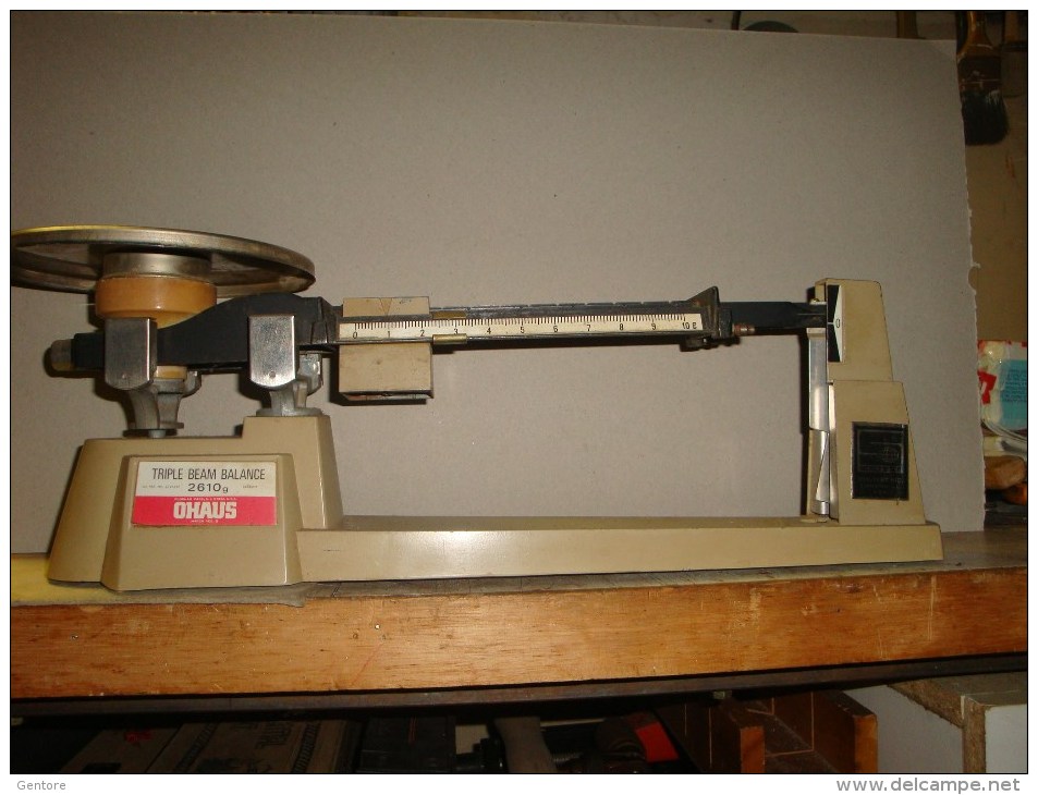 "OHAUS" GEOTHECHNICAL LABORATORY BALANCE 2610 Gr. TRIPLE BEAM  Perfect Condition - Other & Unclassified