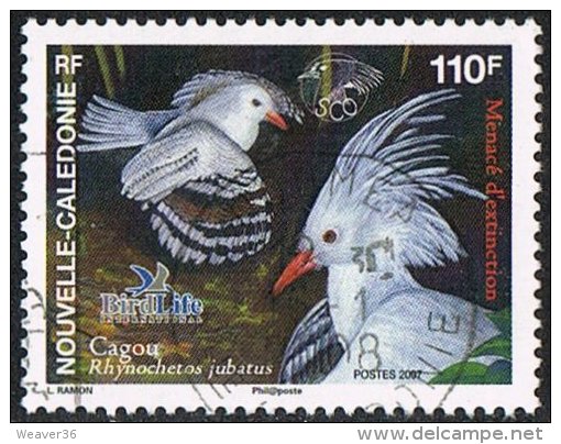 New Caledonia SG1416 2007 Endemic Birds 110f Good/fine Used - Oblitérés