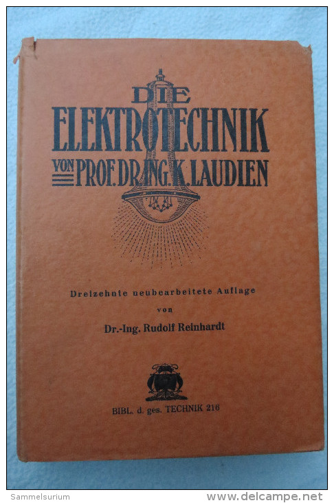 Prof. Dr. Ing. K. Laudien "Die Elektrotechnik" Grundgesetze Der Elektrizitätslehre + Technische Erzeugung U. Verwertung - Técnico