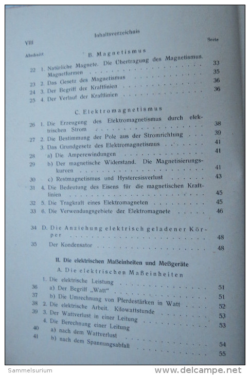 Prof. Dr. Ing. K. Laudien "Die Elektrotechnik" Grundgesetze Der Elektrizitätslehre + Technische Erzeugung U. Verwertung - Técnico