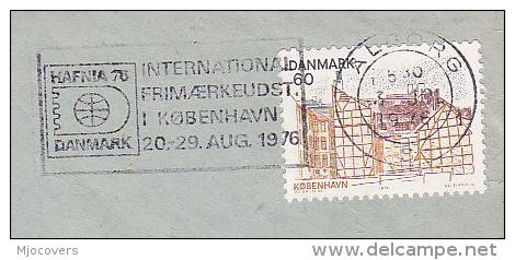1976 Alborg DENMARK Stamps COVER SLOGAN  Pmk HAFINA INTERNATIONAL STAMP SHOW - Covers & Documents