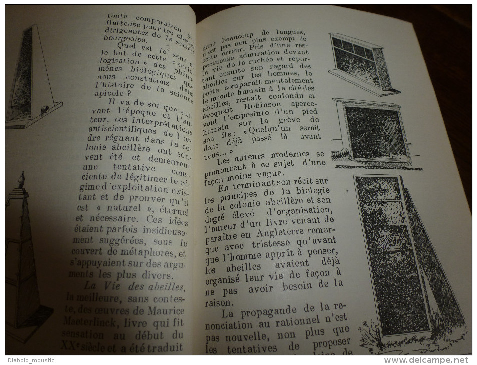 1955  LES ABEILLES par J. Khalifman : Les conquêtes de l´apidologie .          La biologie de la ruchée