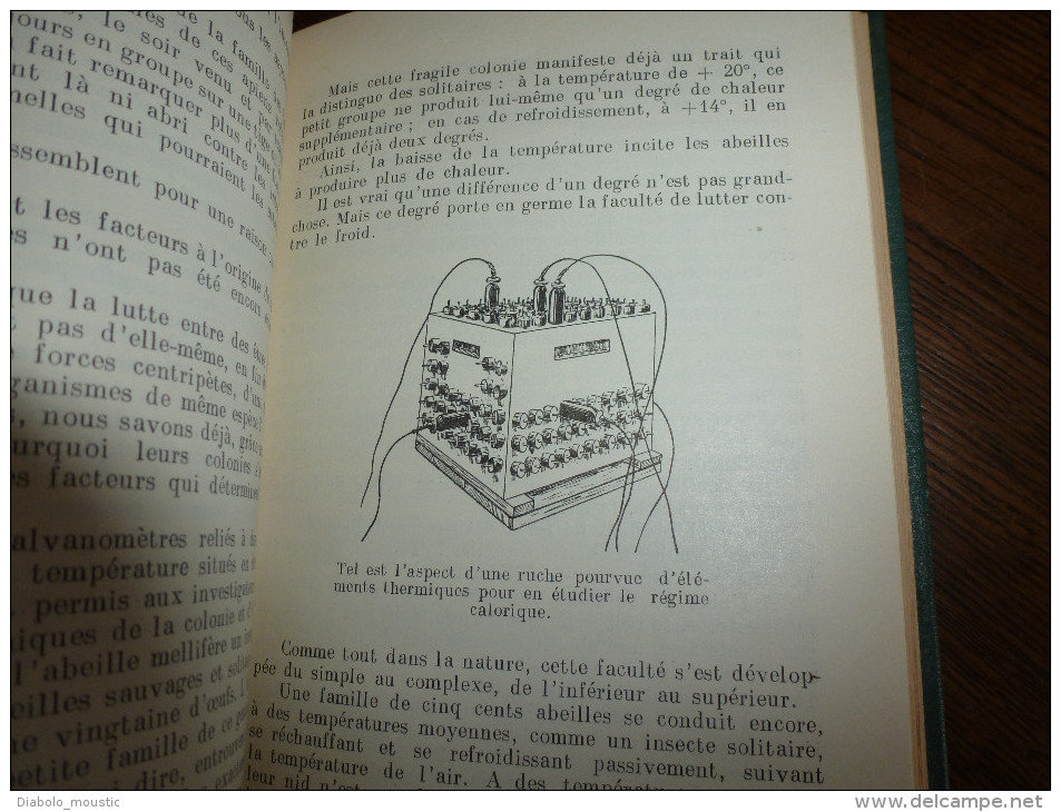 1955  LES ABEILLES par J. Khalifman : Les conquêtes de l´apidologie .          La biologie de la ruchée