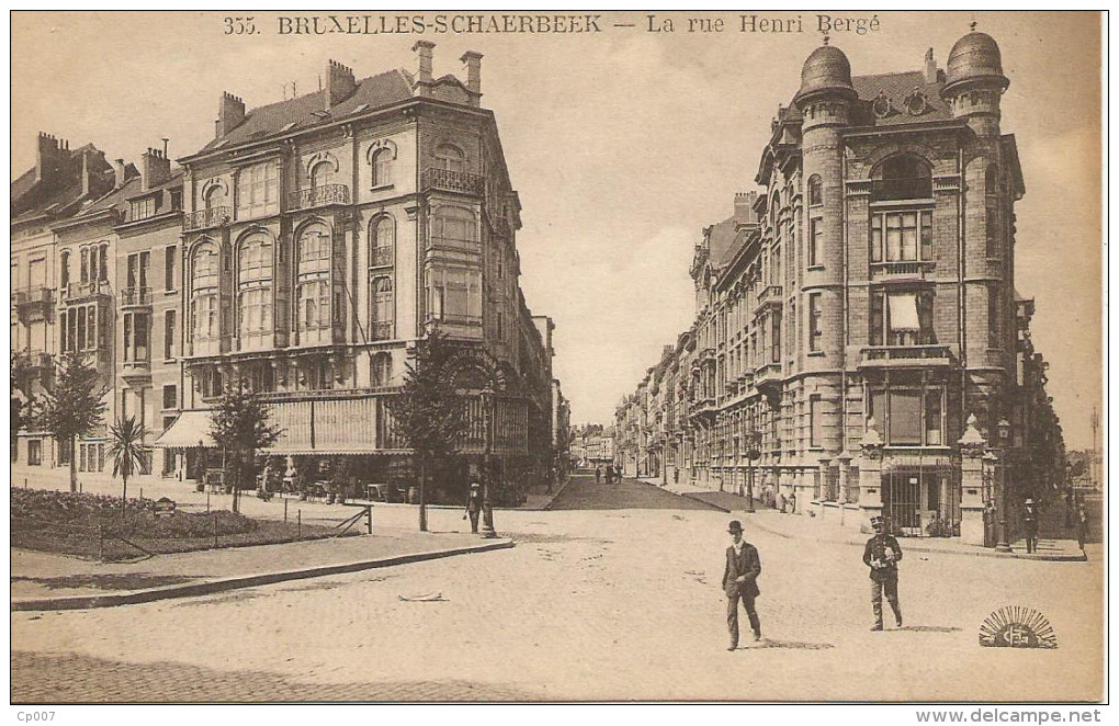 BRUXELLES - SCHAERBEEK  La Rue Henri Bergé - Schaerbeek - Schaarbeek