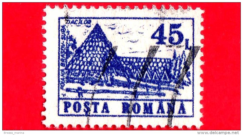 ROMANIA - 1991 - Alberghi - Sura Dacilor, Poiana Brasov - 45  L - Usati