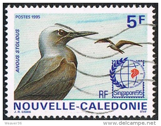 New Caledonia SG1041 1995 Singapore 95 International Stamp Exhibition 5f Good/fine Used - Oblitérés