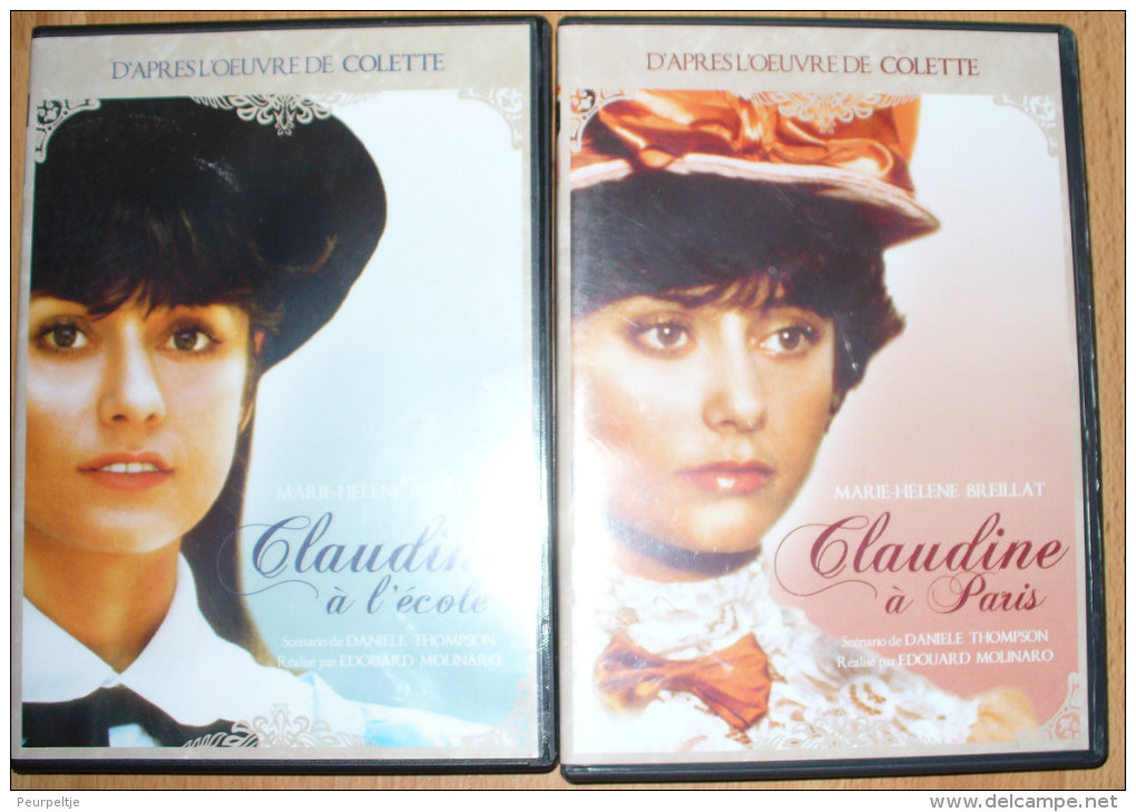 2 Dvd CLAUDINE (A L'ECOLE & A PARIS) - Marie Helene BREILLAT - COLETTE érotique Sexy - Romantiek