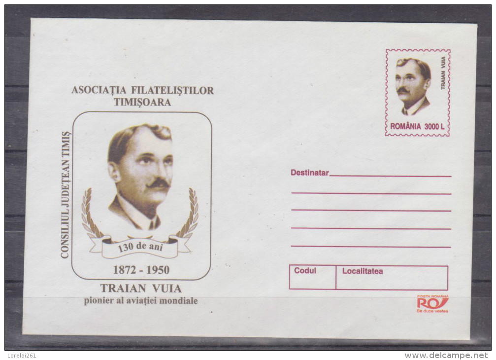 CARTE POSTALA -   TRAIAN VUIA - Lettres & Documents