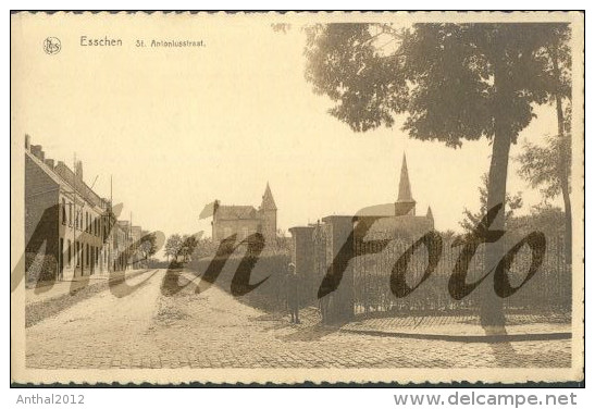 Esschen : St. Antoniusstraat Um 1930 L´Eglise M. Van Loon - Essen