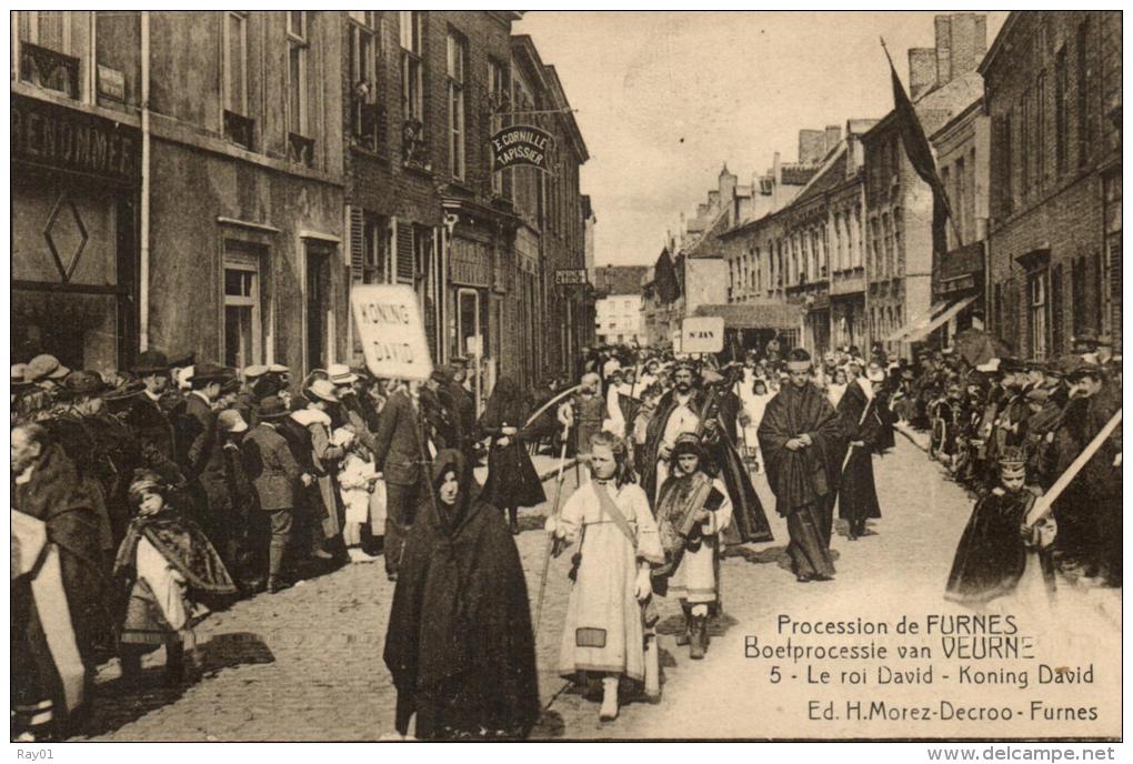 BELGIQUE - FLANDRE OCCIDENTALE - Procession de Furnes - Boetprocessie van Veurne (10 cartes toutes scannées recto verso)