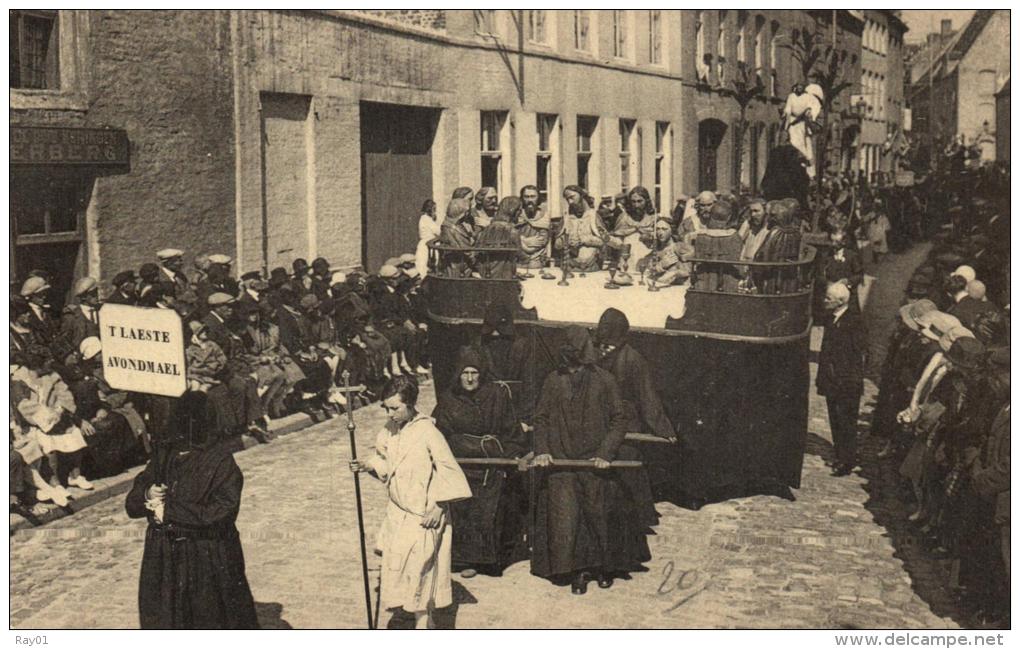 BELGIQUE - FLANDRE OCCIDENTALE - Procession de Furnes - Boetprocessie van Veurne (10 cartes toutes scannées recto verso)