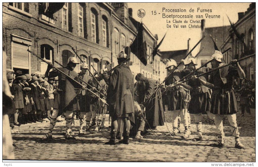 BELGIQUE - FLANDRE OCCIDENTALE - Procession de Furnes - Boetprocessie van Veurne (10 cartes toutes scannées recto verso)