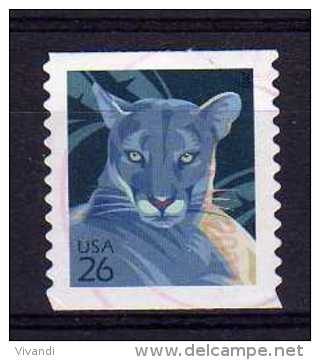 USA - 2007 - Wildlife/Florida Panther (1st Issue) - Used - Used Stamps