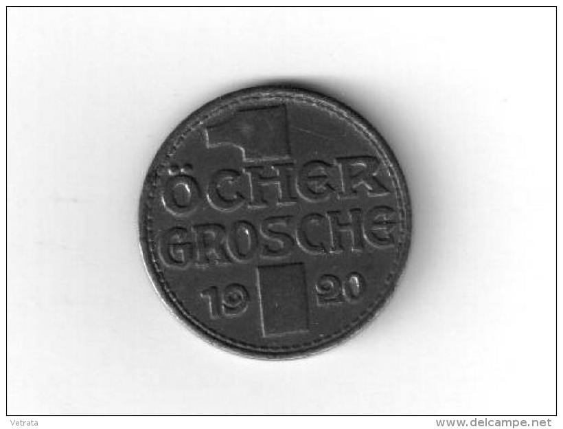 Pièce Aachen : 1 Ocher Grosche 1920 (noircie) - 5 Pfennig