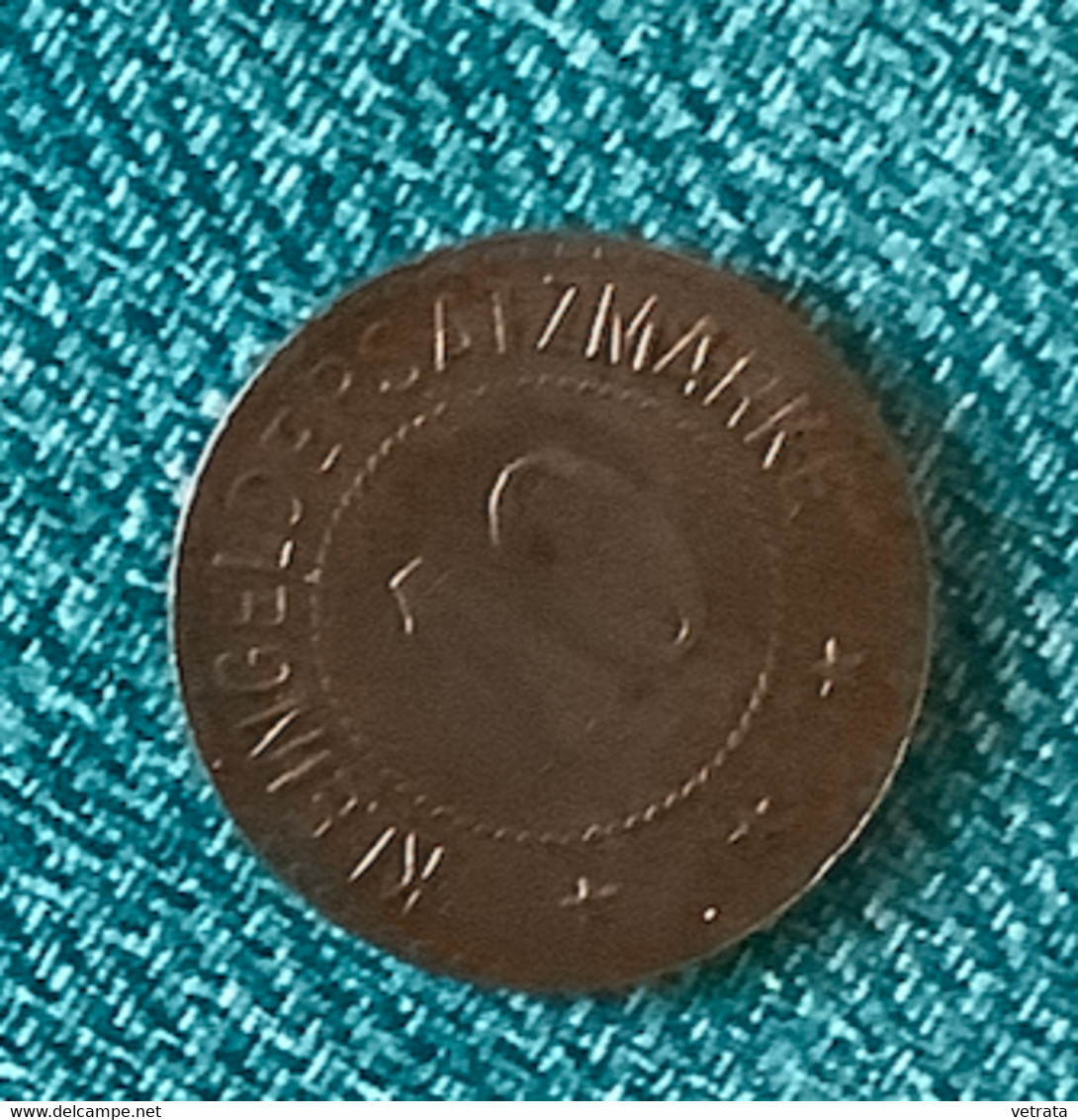 Pièce Allemande : Kleingeldersatzmarke - Stadt Arnstadt (10 Pfenning) (noircie) - 5 Pfennig