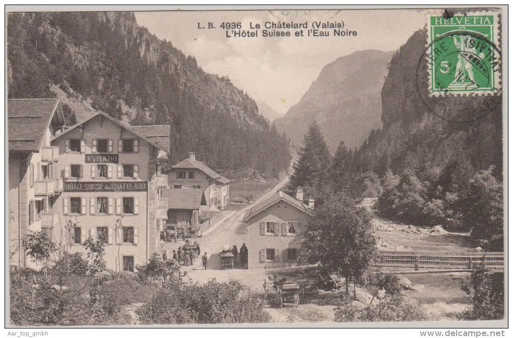 VS LE CHÂTELARD 1911-VII-22 Châtelard-Frontiére Photo Burgy#4936 - Other & Unclassified