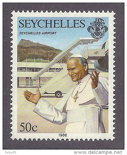 Seychelles - 1986 Visit Of Pope John Paul II - Papal Trips, Voyages Pontificaux (Not Complete Set) MNH - Seychellen (1976-...)