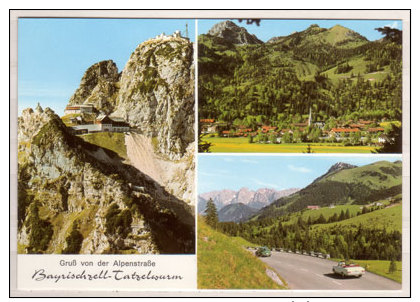 Bayrischzell - Alpenstraße - Sudlfeld - Tatzelwurm - Wendelstein , Mehrbildkarte - Miesbach