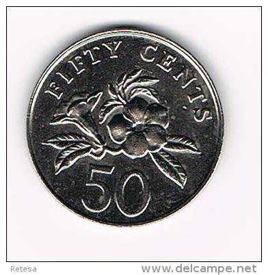 ° SINGAPORE  50  CENTS 1986 - Singapour