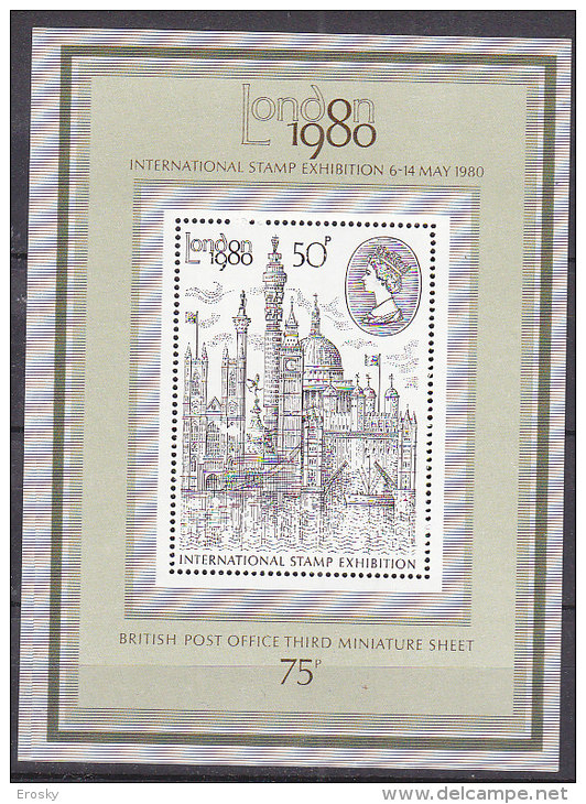 F1448 - GRANDE BRETAGNE BF Yv N°3 ** - Blocks & Miniature Sheets