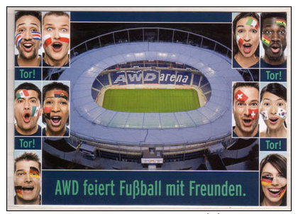 Edgar Card # 8.400 , AWD Feiert Fußball Mit Freunden - Werbepostkarten