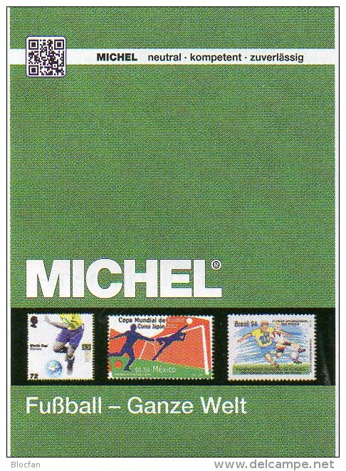 Fußball Katalog MICHEL Zur WM 2014 Brasilien ** 50€ Championat BRAZIL With Topic Soccer Stamp Catalogue Of All The World - Erstausgaben