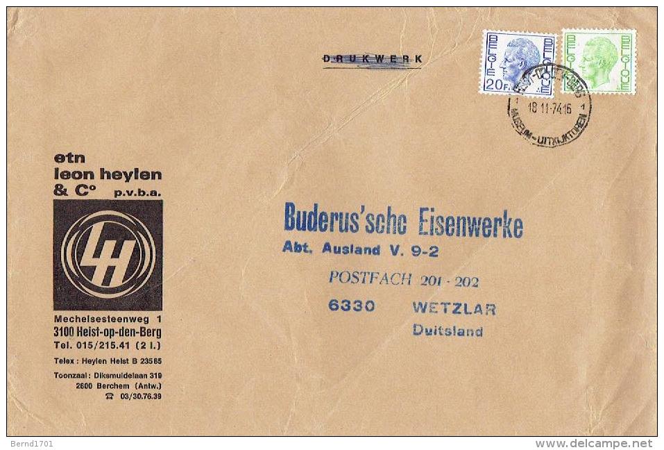 Belgien / Belgium - Brief Echt Gelaufen / Cover Used (t539) - Briefe U. Dokumente