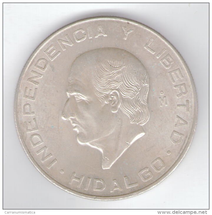 MESSICO 10 PESOS 1956 HIDALGO AG SILVER - Mexico