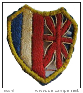 Ecusson Calot Mission Militaire De Liaison Franco Britannique - 1940 - Polizei