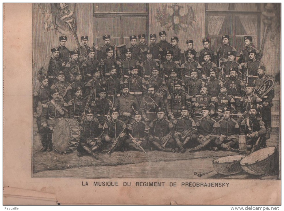 LE PETIT PARISIEN 21 11 1897 - SUICIDE AVENUE MARCEAU PARIS - MUSIQUE REGIMENT RUSSE DE PREOBRAJENSKY - Le Petit Parisien